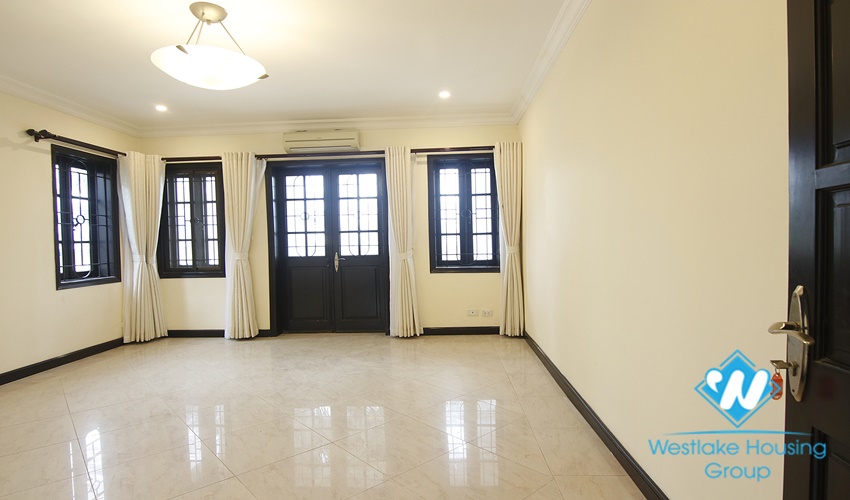 Charming house with large garden around for rent in Ciputra, Tay Ho, Hanoi